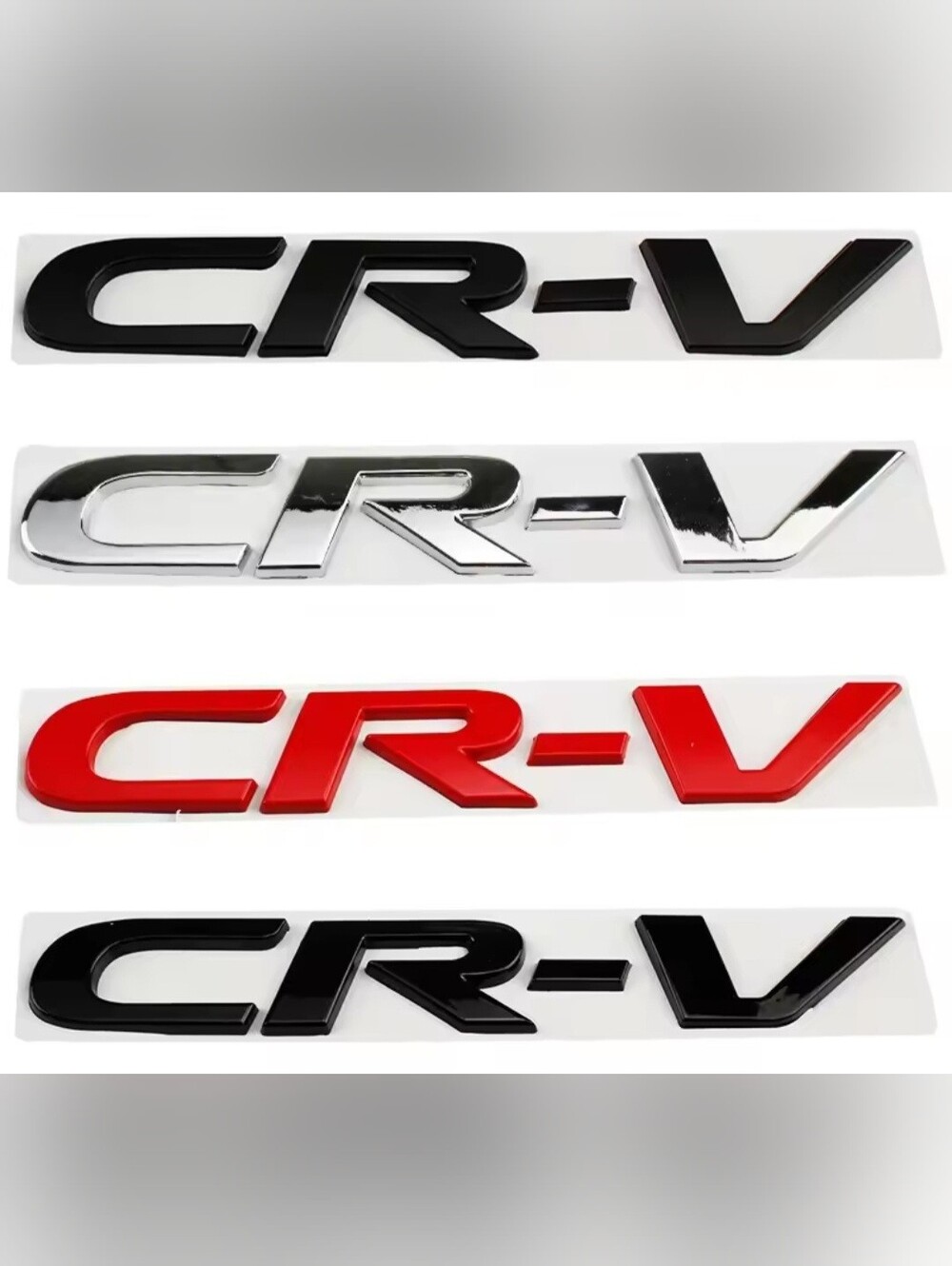 18.7cm Metal Car Badge Side Fender Badge Styling for Honda CR-V Logo